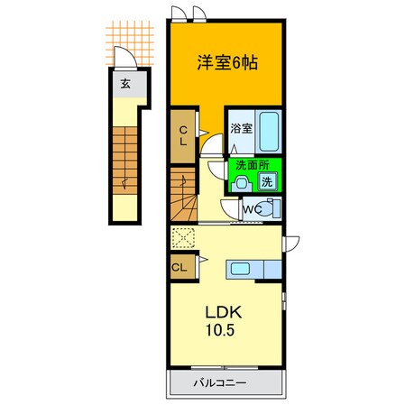 ゼファーの物件間取画像